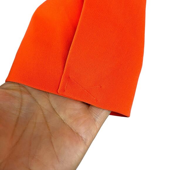 Nine West Neon Orange Blazer Size 6 NWT Maximalist Wear to Work Office Dopamine - Picture 5 of 10